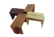 Load image into Gallery viewer, "Mind games" tavolino-panchetta componibile in legno
